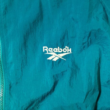 【USED】90'S REEBOK NYLON JACKET GREEN