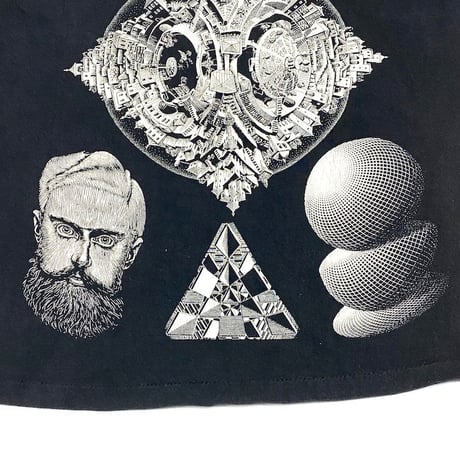 【USED】90'S M.C. ESCHER MULTI PRINT T-SHIRT