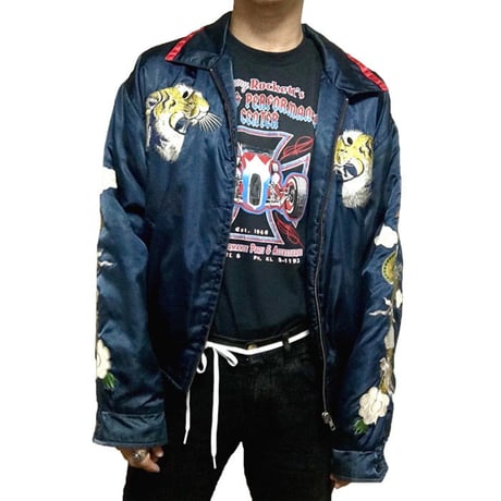 【USED】90'S VINTAGE HOUSTON SOUVENIR JACKET