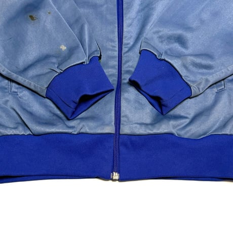 【USED】80's EURO asics TRACK JACKET BLUE