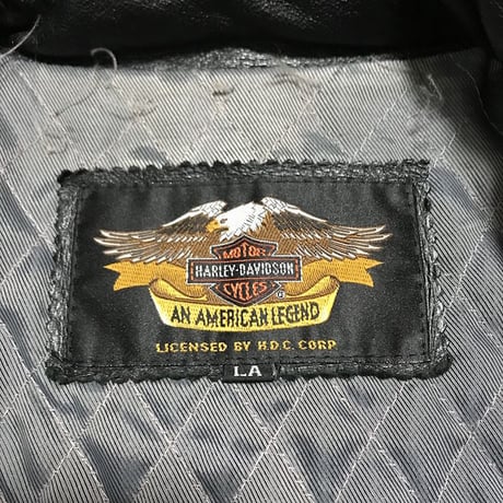 【USED】HARLEY DAVIDSON OVERSIZED LEATHER JACKET