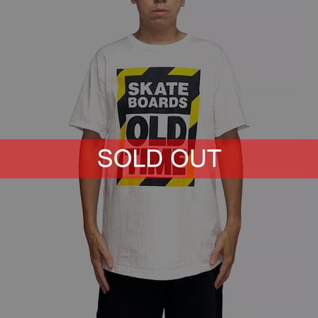 【USED】00's SKATE BOARDS OLD TIME T-SHIRT