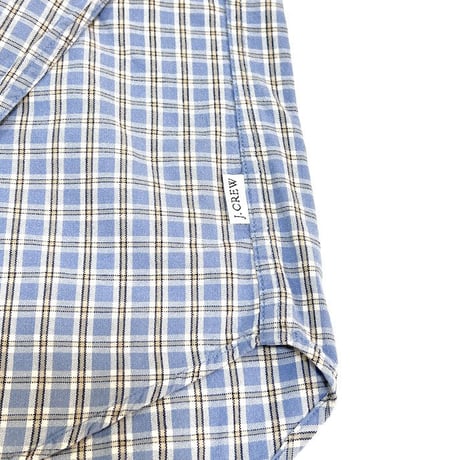 【USED】90'S-00'S J.CREW CHECK B.D.SHIRT