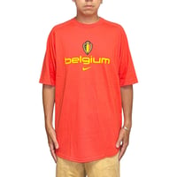 【USED】00's NIKE Soccer Belgium National Team Print T-shirt