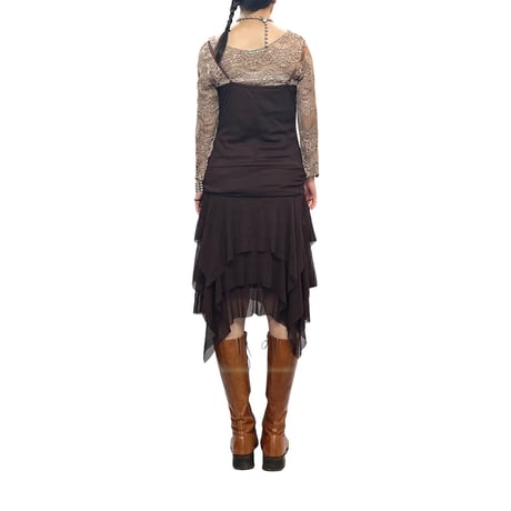 【USED】90's-00's Fashion Studio BOHEMIAN CAMI DRESS