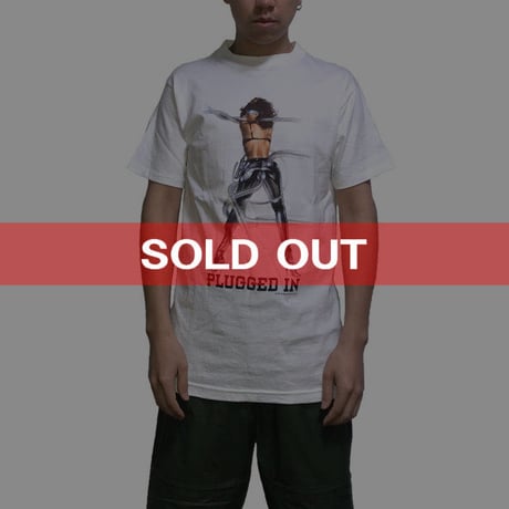 【USED】90'S  HAJIME SORAYAMA T-SHIRT "PLUGGED IN"