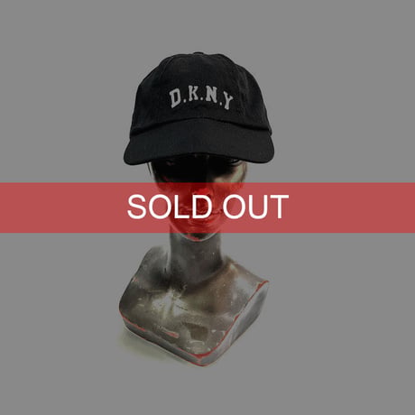 【USED】90'S DKNY LOGO CAP
