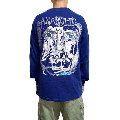 【USED】90'S ANARCHIC ADJUSTMENT L/S T-SHIRT "DISTURBING"