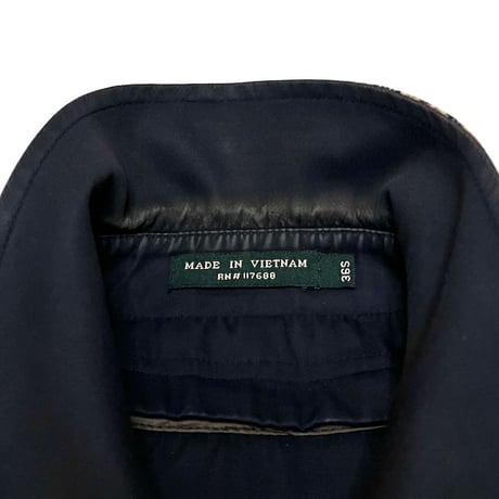 【USED】00's LAUREN RALPH LAUREN BUTTON COAT with LINER