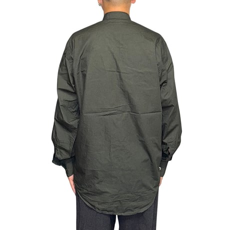 【USED】90's VERSACE CLASSIC V2 BAND COLLAR SHIRT