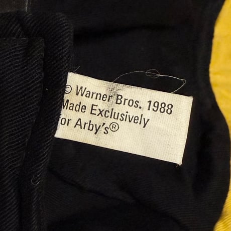 【USED】80's Warner Bros. Looney Tunes Daffy Duck Plush Cap