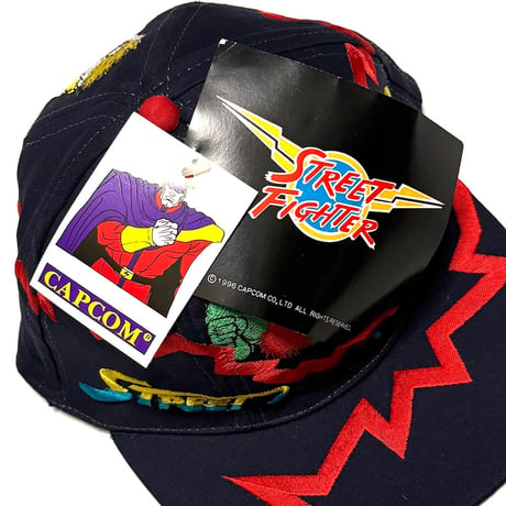 【DEAD STOCK】1996 VEGA × Street Fighter II “Blanka”① Snapback Cap Made for Italy