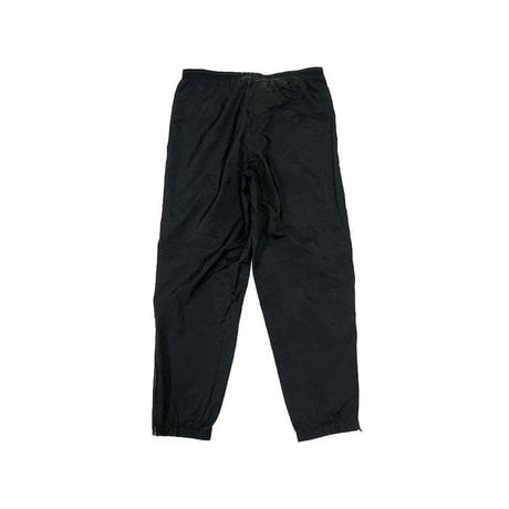 【USED】90'S NIKE ALL BLACK NYLON TRACK PANTS