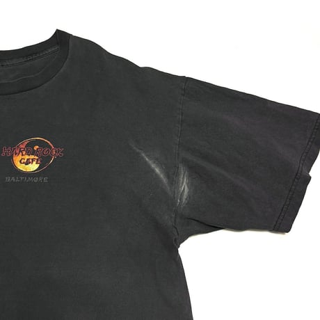 【USED】90's HARD ROCK CAFE BALTIMORE ORIENTAL DESIGN T-SHIRT
