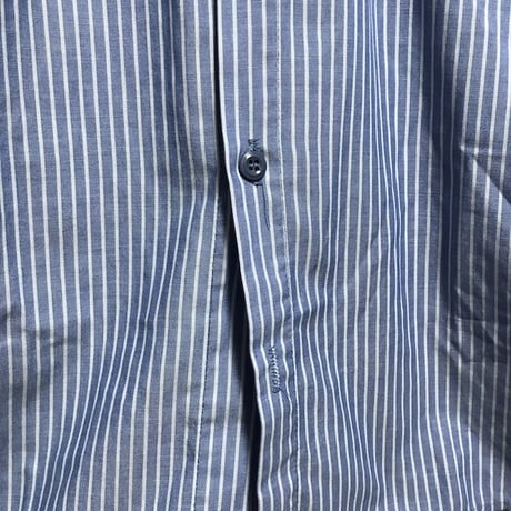 【USED】DICKIES  STRIPE WORK SHIRT