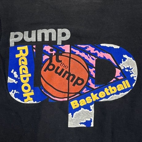 【USED】80'S-90'S REEBOK THE PUMP T-SHIRT