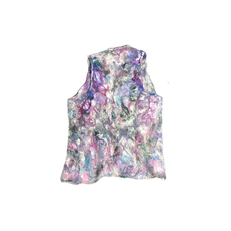 【USED】VIntage WOOL FELT PAINT VEST