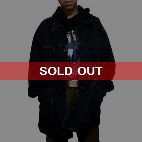 【USED】90'S KARL KANI JEANS DENIM COVERALL