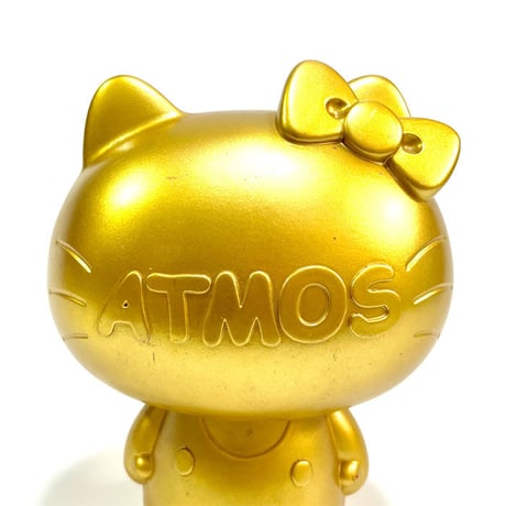 【USED】2009 HELLO KITTY × ATMOS FIGURE DOLL GOLD
