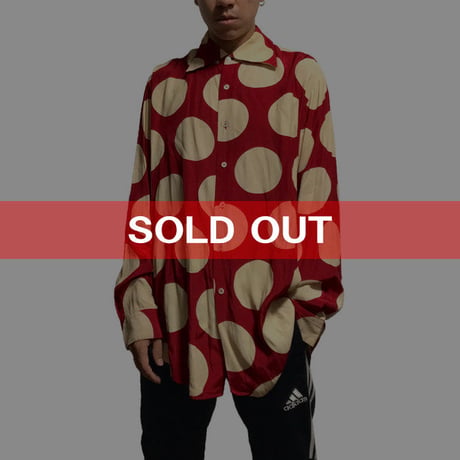 【USED】80'S VIVIENNE WESTWOOD SPOT SHIRT RED