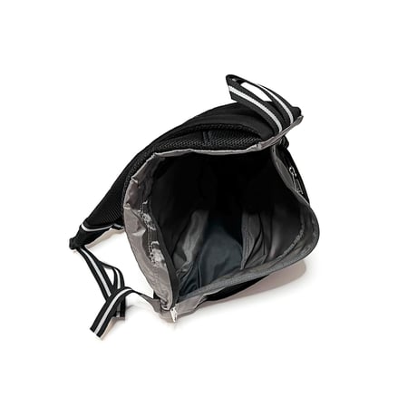 【DEAD STOCK】00's adidas BODY BAG METALLIC GRAY