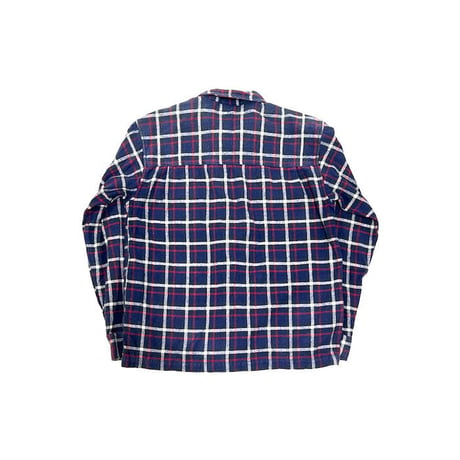 【USED】90'S-00'S VANS CHECK ZIP SHIRT
