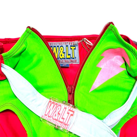 【DEAD STOCK】W.&L.T. 1996SS Colorblock Briefs with Belt