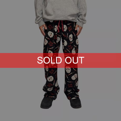 【USED】FRIDAY THE 13TH FLEECE SLEEPING PANTS