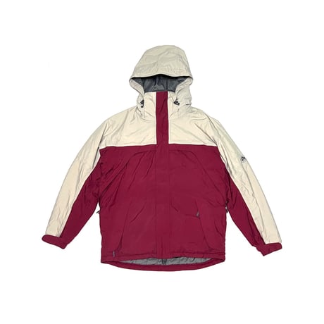 【USED】00's NIKE ACG OUTER RAYER3 WINTER JACKET OFF WHITE×BURGUNDY