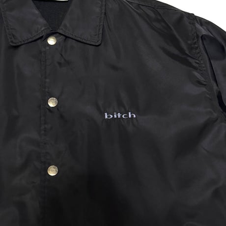 【USED】90's-00's bitch SKATEBOARDS COACH JACKET BLACK