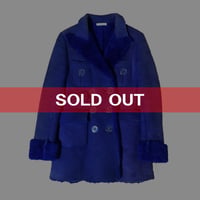 【USED】90'S VIVIENNE WESTWOOD GOLD LABEL MOUTON COAT PURPLE