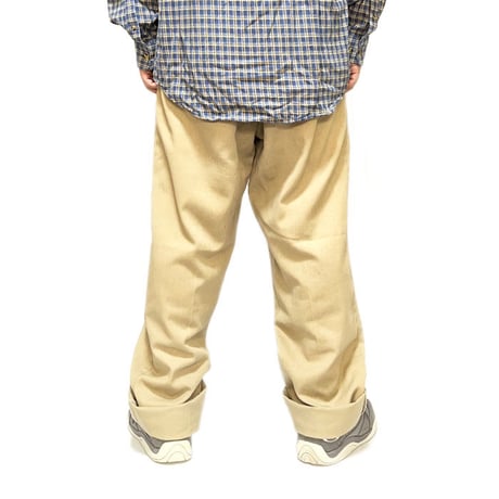 【USED】80'S-90'S OLD DICKIES WORK PANTS BEIGE