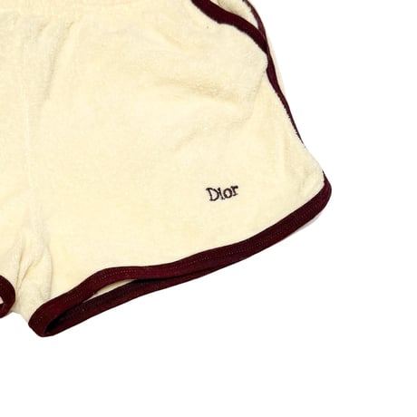【USED】80's Christian Dior LOUNGE WEAR PILE SHORTS