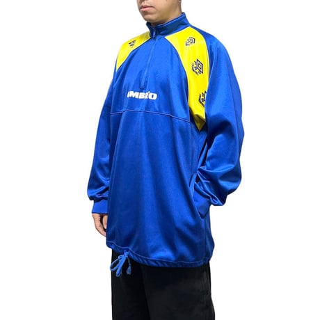 【USED】90'S UMBRO HALF ZIP TRACK PULLOVER JACKET