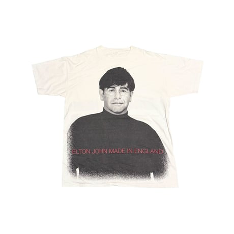 【USED】90's ELTON JOHN MADE IN ENGLAND T-SHIRT