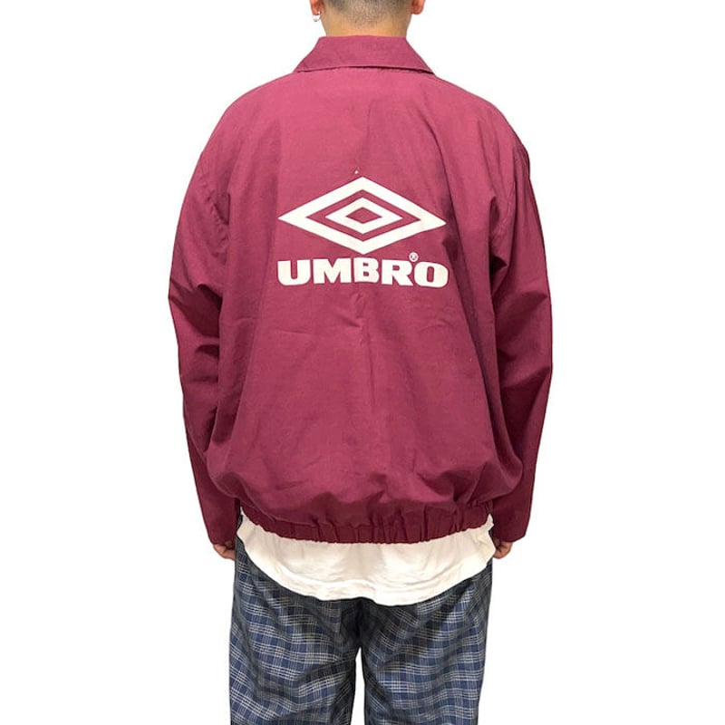 USED】90'S OLD UMBRO DRILL TOP BURGUNDY | KONBINI