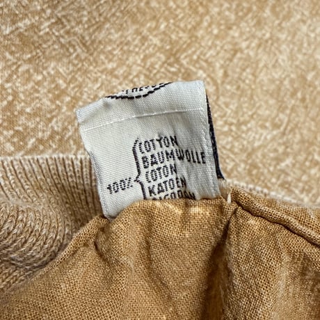 【USED】90's DIESEL Acid-Wash Unique Panel Design Pullover Shirt