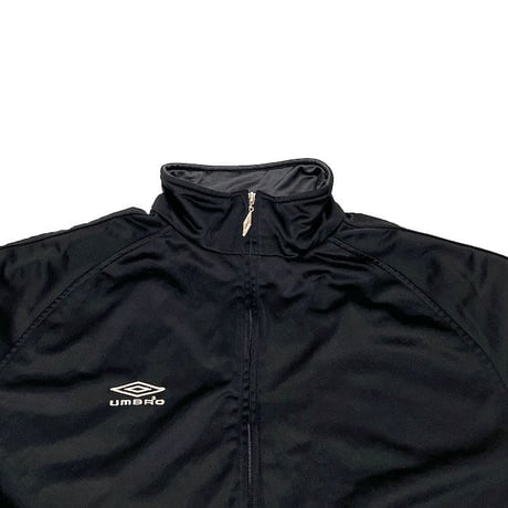 【USED】00'S UMBRO BLACK TRACK JACKET