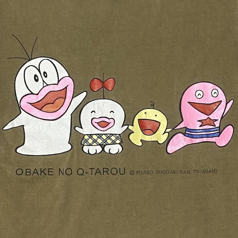USED】90'S OBAKE NO Q-TAROU T-SHIRT | KONBINI