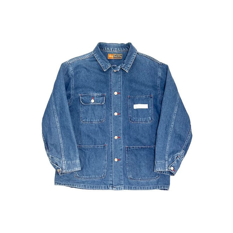 90s old stussy denim jacket coveralls帰宅後追加いたします