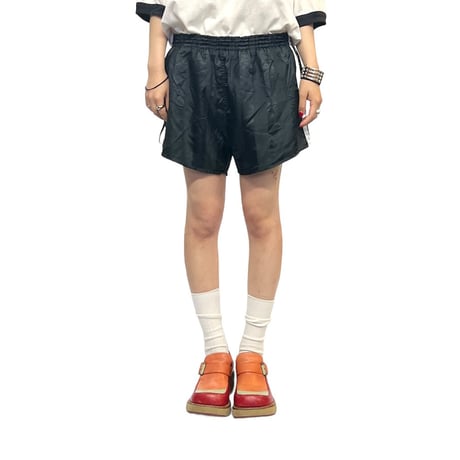 【USED】90's adidas POLY RUNNING SHORTS BLACK