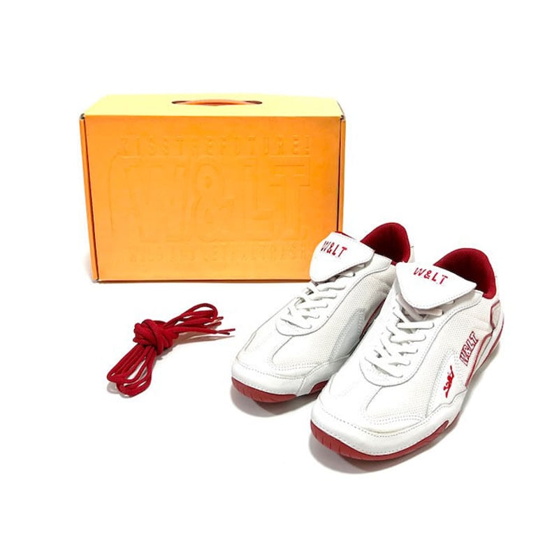 DEAD STOCK】90'S W.&L.T. DRIVING SNEAKERS WHITE DEAD STOCK】90'S W.&L.T. DRIVING SNEAKERS WHITE