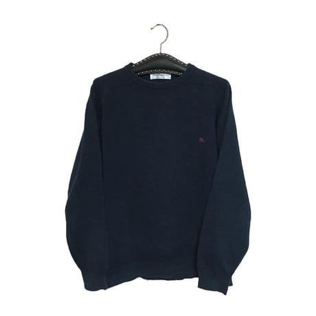 【USED】BURBERRY COTTON KNIT SWEATER