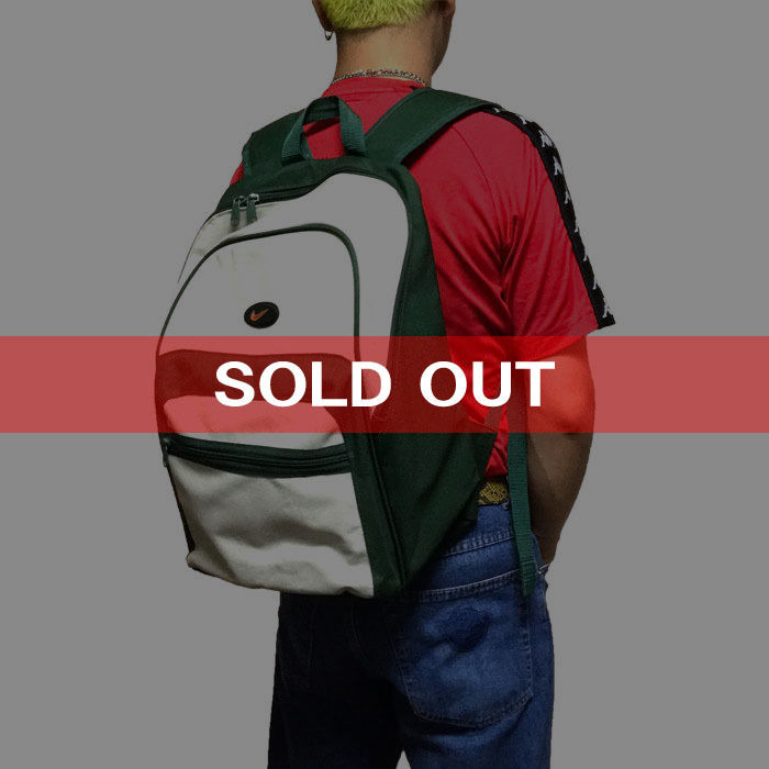 「るんるん」　90s NIKE ナイキ　リュック　バックパック　グリーン るんるん様専用」 90s NIKE ナイキ リュック バックパック