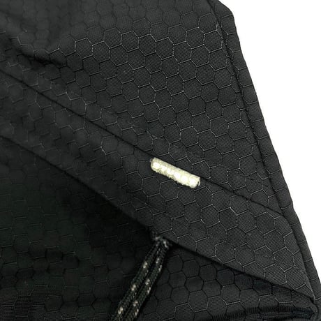 【USED】00'S STUSSY RIPSTOP NYLON HOODED JACKET BLACK