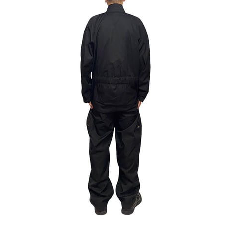 【USED】90's-00's Double-Line Zip Utility Jumpsuit German Made