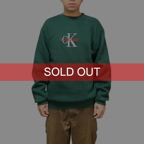 【USED】90'S BOOTLEG CK CALVIN KLEIN SWEATSHIRT