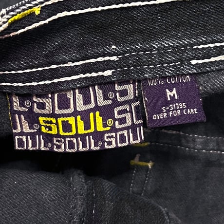 【USED】90's SOUL DENIM CARGO PANTS