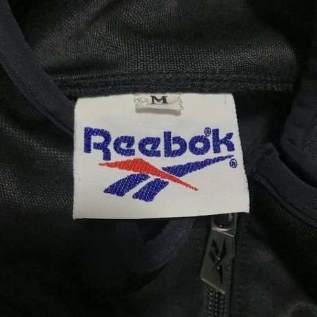 【USED】90'S REEBOK S/S REFLECTIVE TRACK TOP