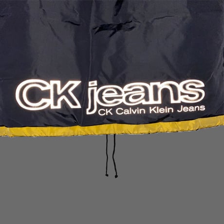 【USED】90'S CK CALVIN KLEIN JEANS PADDED NYLON JACKET